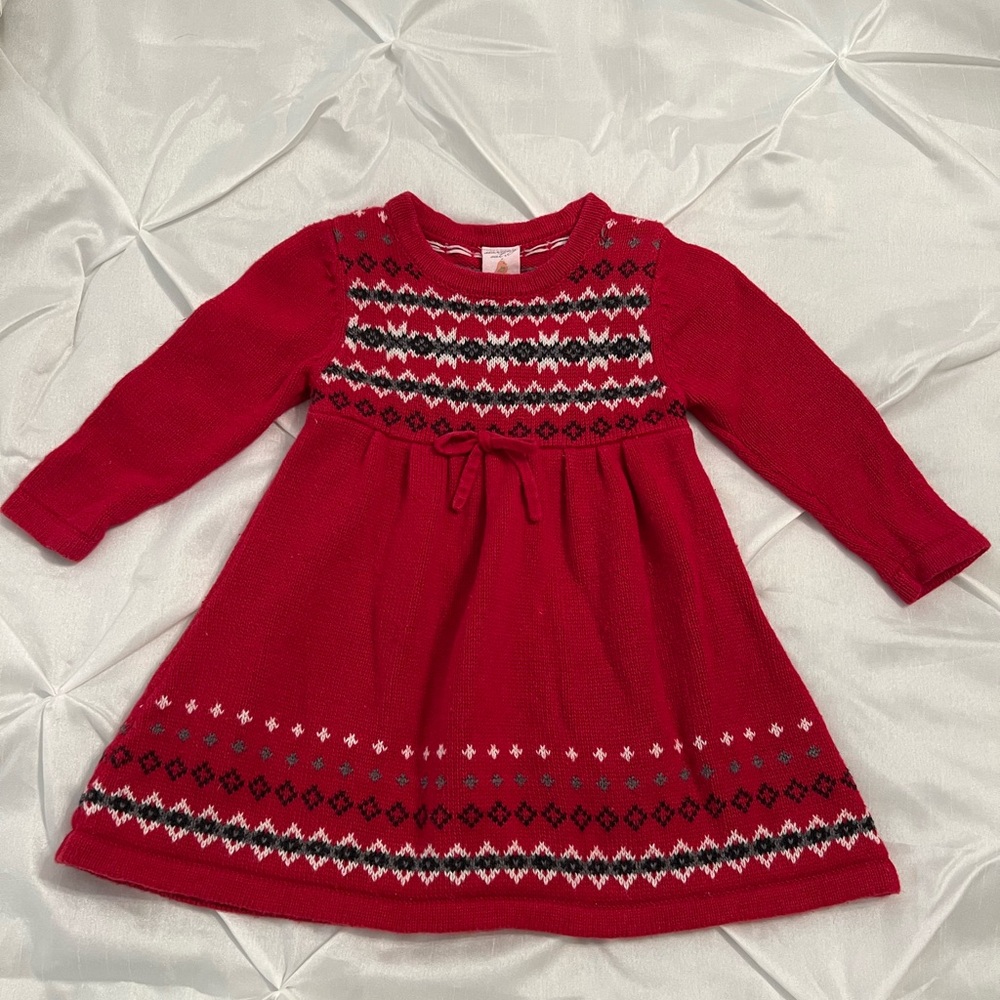 “Starting Out” Red sweater Dress/Top